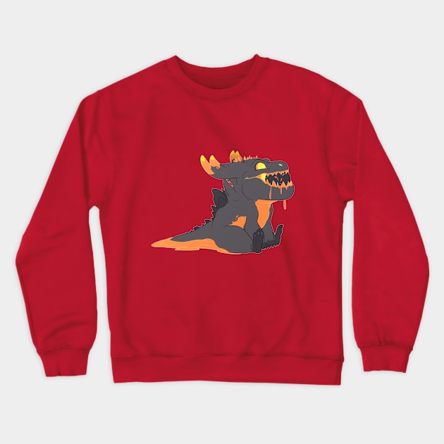 Fire Elder Dragon Crewneck Sweatshirt by chezzepticon